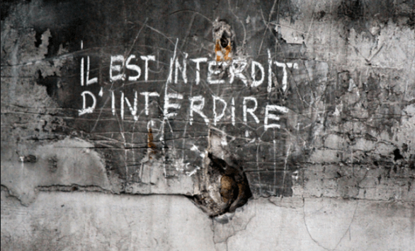 Il est interdit d'interdire